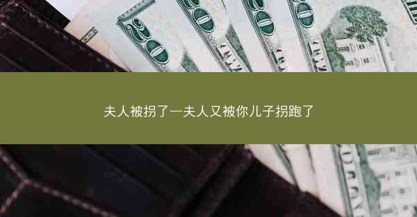 夫人被拐了—夫人又被你儿子拐跑了