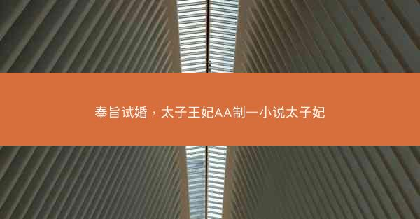 奉旨试婚，太子王妃AA制—小说太子妃