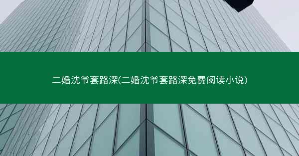 二婚沈爷套路深(二婚沈爷套路深免费阅读小说)