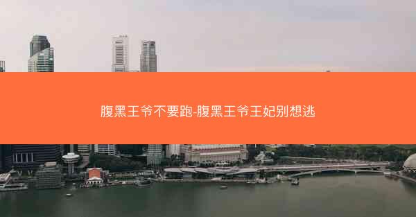 腹黑王爷不要跑-腹黑王爷王妃别想逃