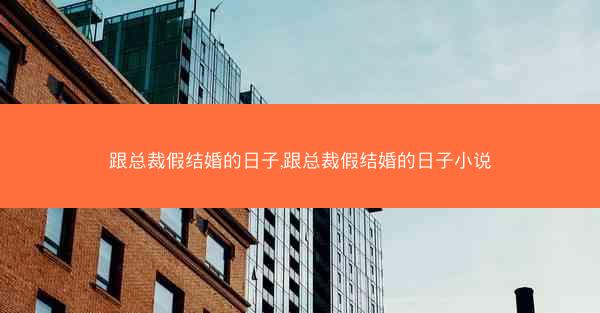 跟总裁假结婚的日子,跟总裁假结婚的日子小说