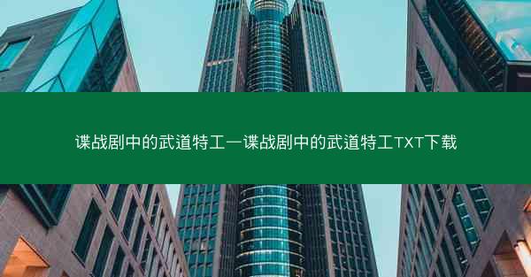 谍战剧中的武道特工—谍战剧中的武道特工TXT下载