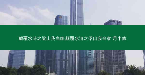 颠覆水浒之梁山我当家;颠覆水浒之梁山我当家 月半疯