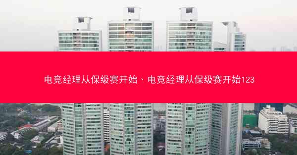 电竞经理从保级赛开始、电竞经理从保级赛开始123