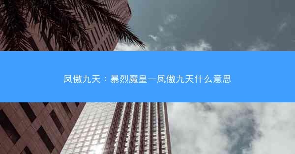 凤傲九天：暴烈魔皇—凤傲九天什么意思