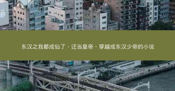 东汉之我都成仙了，还当皇帝、穿越成东汉少帝的小说
