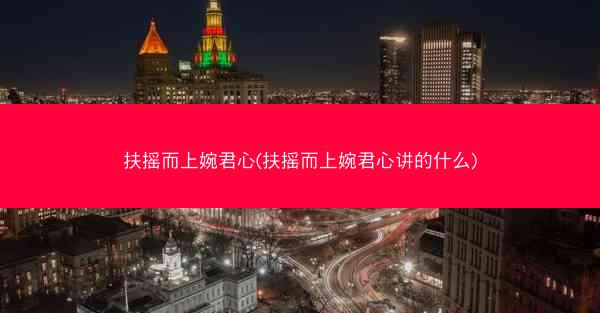 扶摇而上婉君心(扶摇而上婉君心讲的什么)