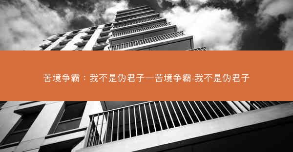 苦境争霸：我不是伪君子—苦境争霸-我不是伪君子