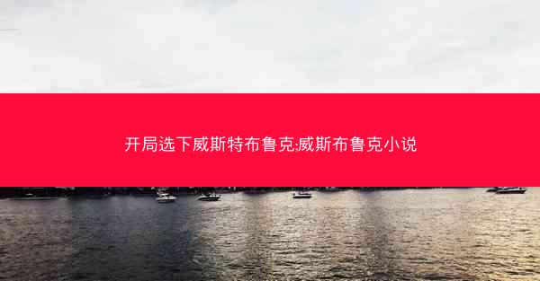 开局选下威斯特布鲁克;威斯布鲁克小说