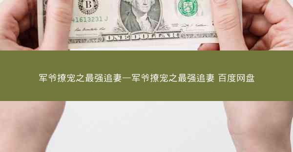 军爷撩宠之最强追妻—军爷撩宠之最强追妻 百度网盘
