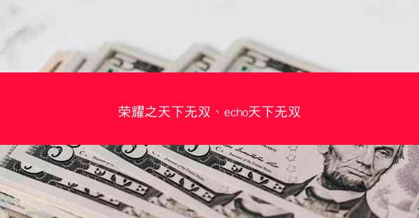 荣耀之天下无双、echo天下无双