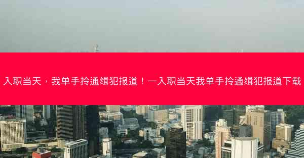入职当天，我单手拎通缉犯报道！—入职当天我单手拎通缉犯报道下载