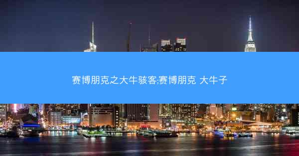赛博朋克之大牛骇客;赛博朋克 大牛子