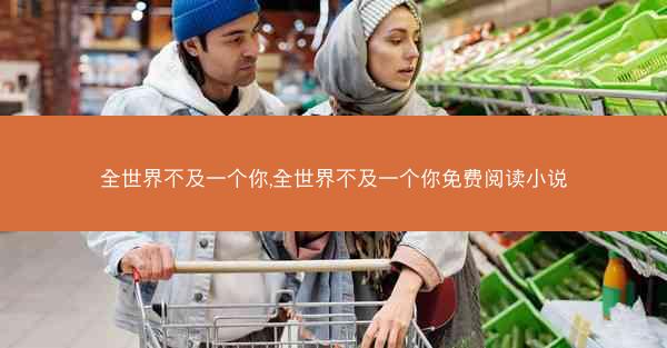 全世界不及一个你,全世界不及一个你免费阅读小说