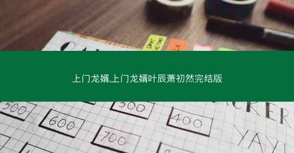 上门龙婿,上门龙婿叶辰萧初然完结版