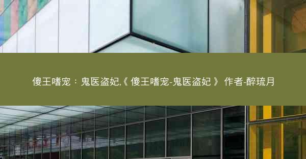 傻王嗜宠：鬼医盗妃,《傻王嗜宠-鬼医盗妃》 作者-醉琉月
