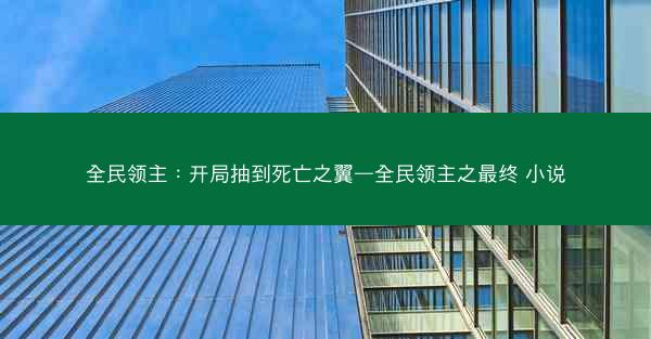 全民领主：开局抽到死亡之翼—全民领主之最终 小说