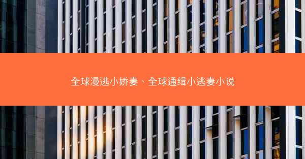 全球漫逃小娇妻、全球通缉小逃妻小说