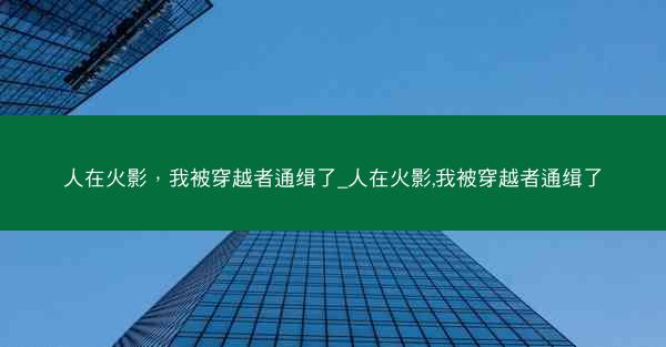 人在火影，我被穿越者通缉了_人在火影,我被穿越者通缉了