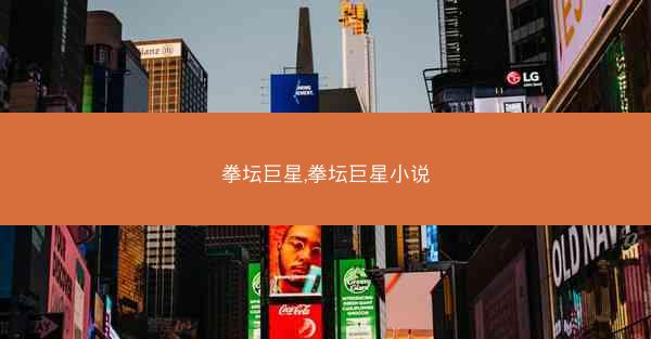 拳坛巨星,拳坛巨星小说