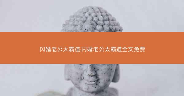 闪婚老公太霸道;闪婚老公太霸道全文免费